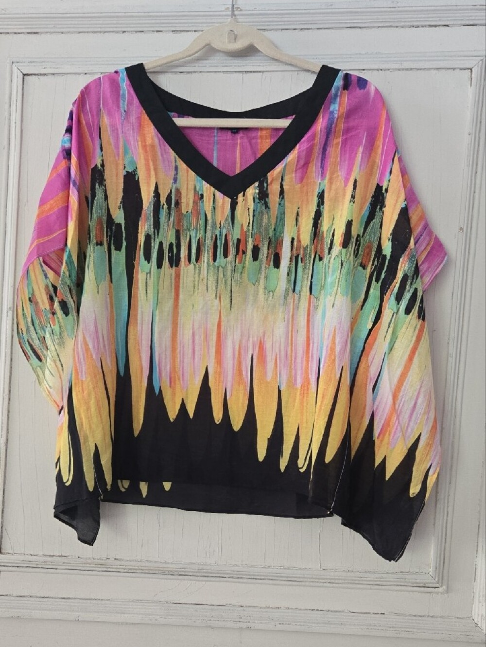 Escada Sport Multicolor V Neck Top